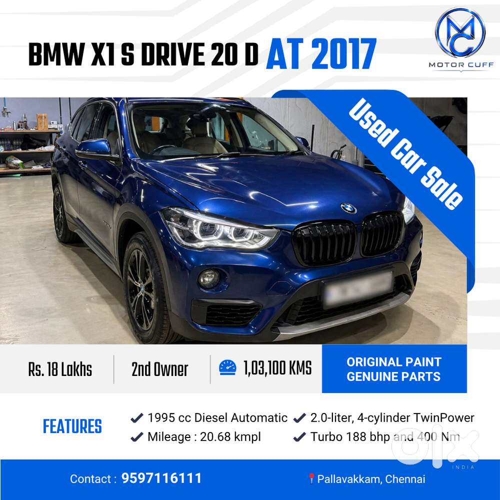 Bmw X1 2017 Diesel Good Condition