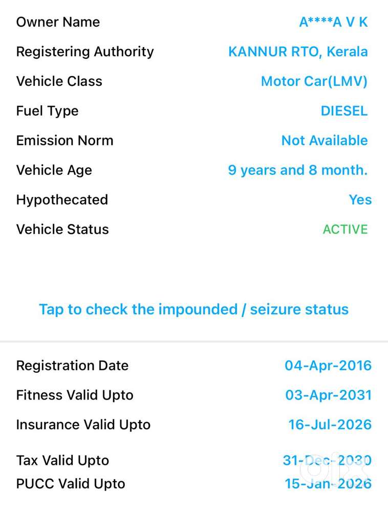 Volkswagen Polo 1.5 Tdi Highline, 2016, Diesel