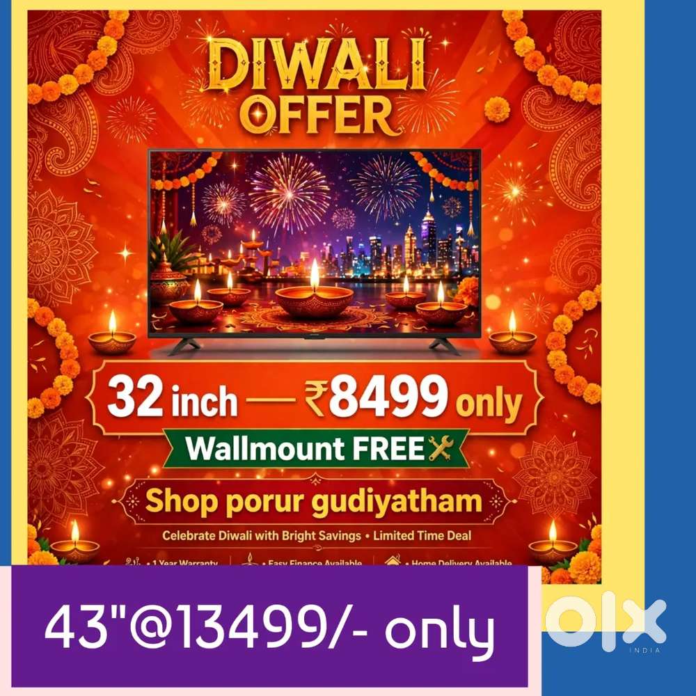 Biggest super sales: new 4k sup sony led tv 43 just 13499