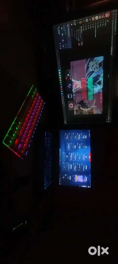 2 moniter and HP PC FOR SELL