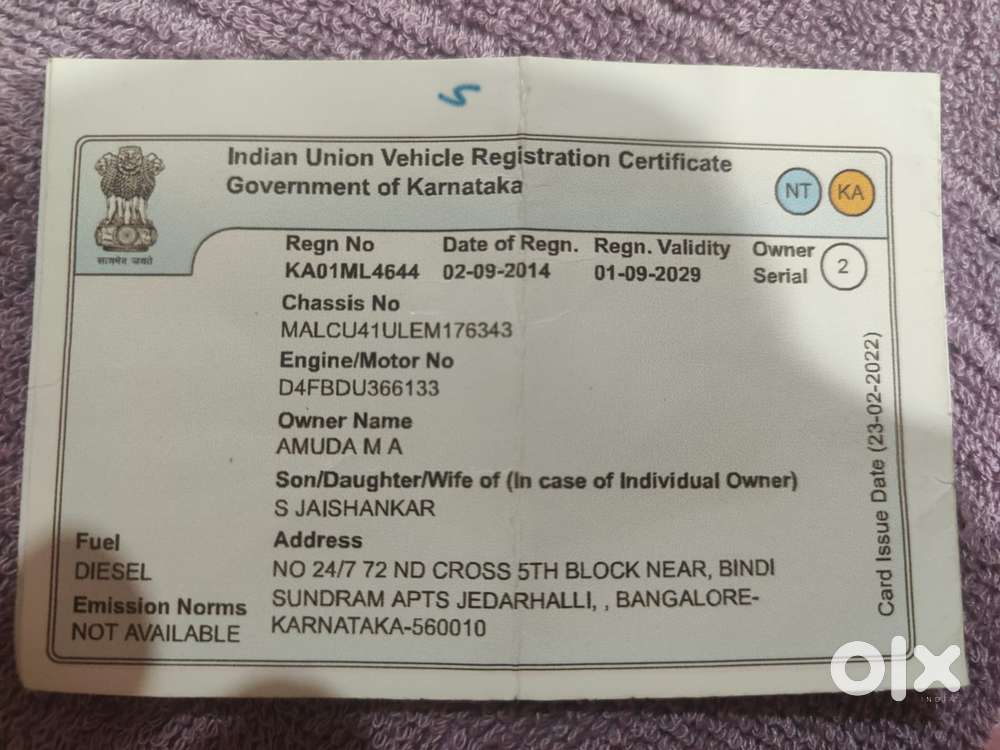 Hyundai Verna Crdi Vgt Sx 1.5, 2014, Diesel