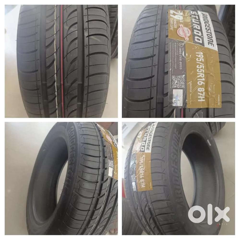 Tube Less. Tyres 195/55/r16 Each 6500 Rs Pan India Delivery