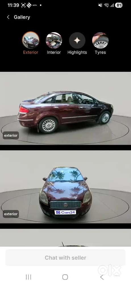 Fiat Linea Tjet Plus For Sale