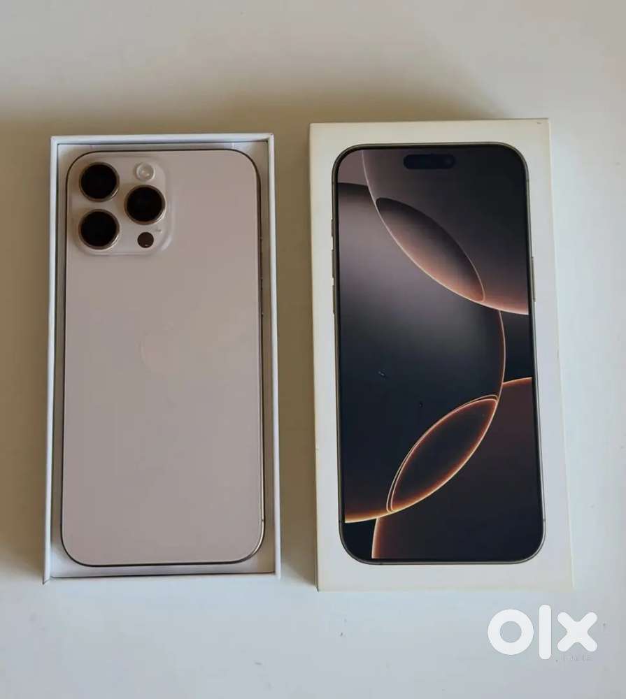DESERT TITANIUM COLOUR IN IPHONE 16 PRO 256GB IN GOOD CONDITION