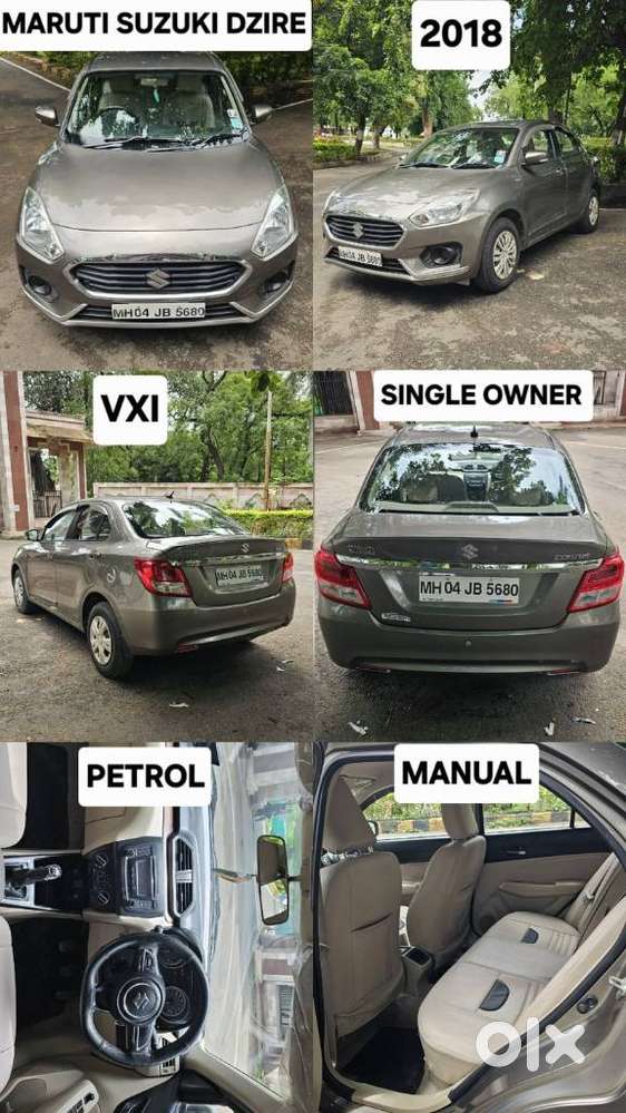 Maruti Suzuki Dzire 1.2 Vxi, 2018, Petrol