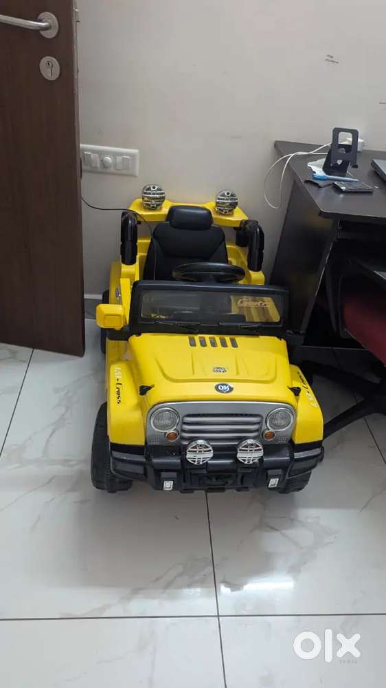 The Yellow Jeep Kids Electric Car - Photo 1