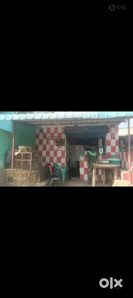 This shop will be suit. Chicken and mutton stall