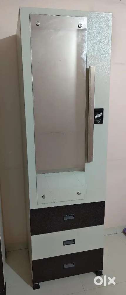 Single new spacious metal cupboard