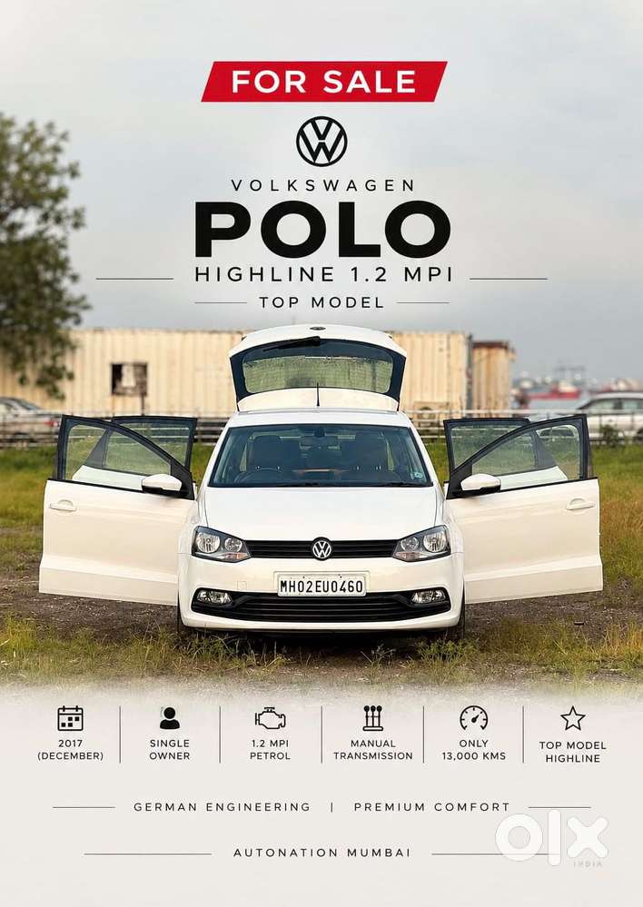 Volkswagen Polo 1.2 Mpi Highline, 2017, Petrol