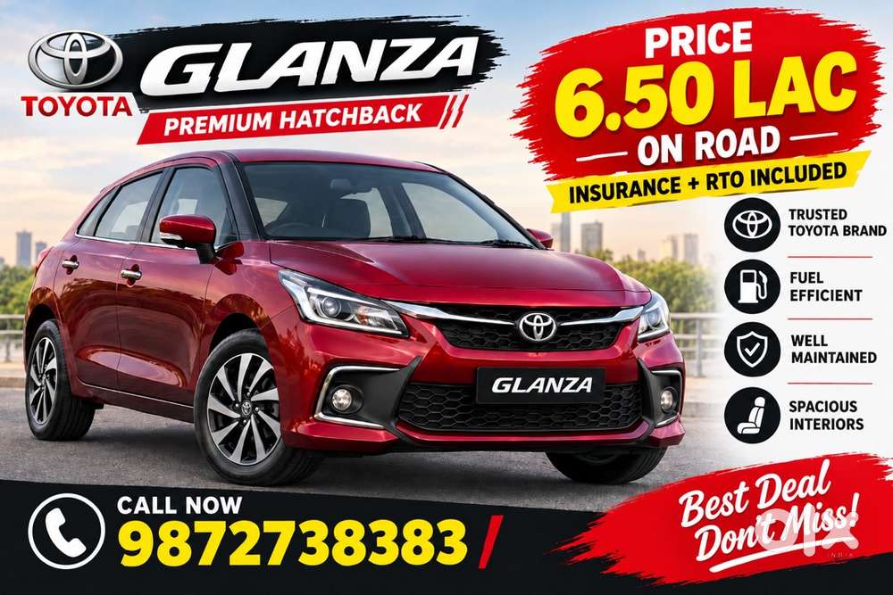 Toyota Glanza Petrol Manual 2026