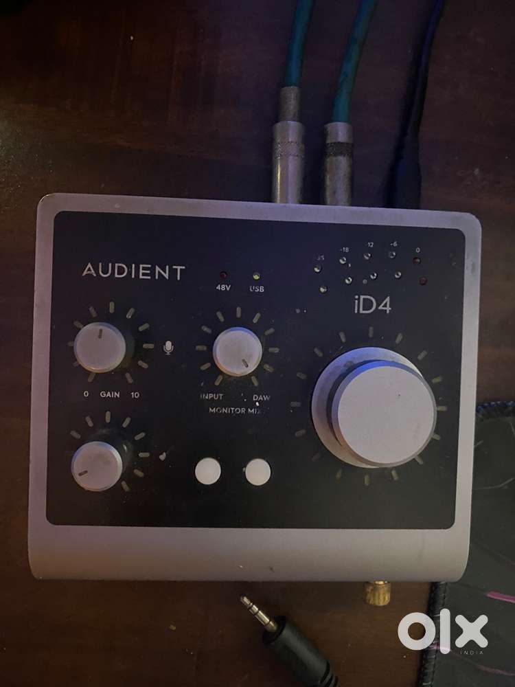 Audient Id4 MkII audio interface for recording vocals and guitars