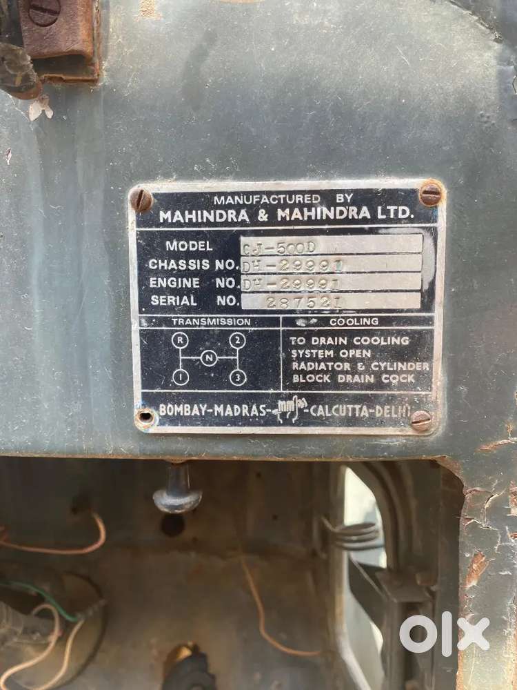 Mahindra Jeep 1986 Diesel 100000 Km Driven