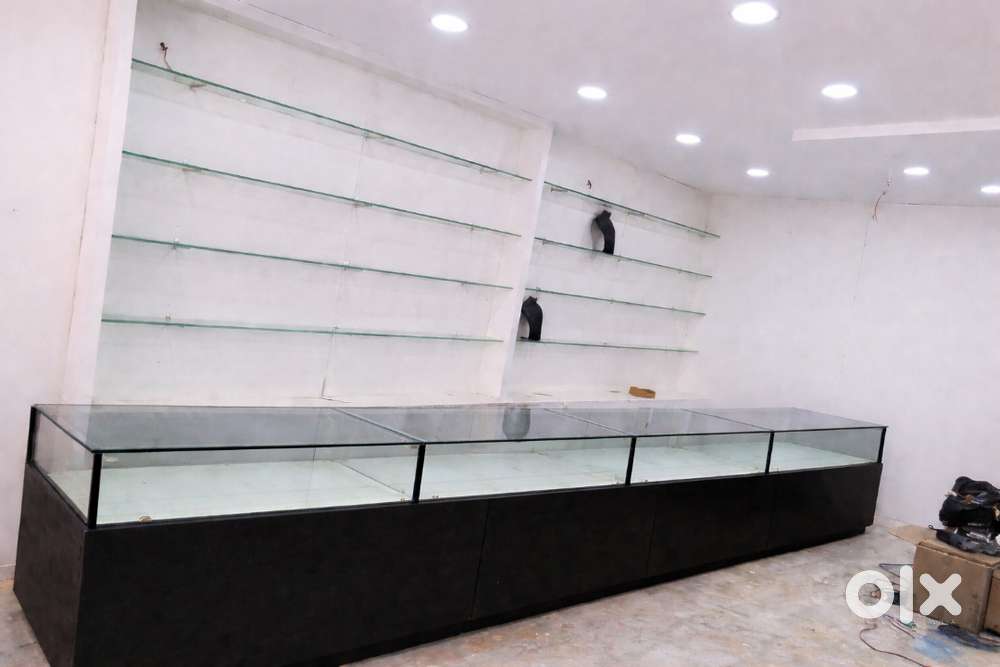 Glass counter x 2 with safe and toughened glass door - Other Household ...