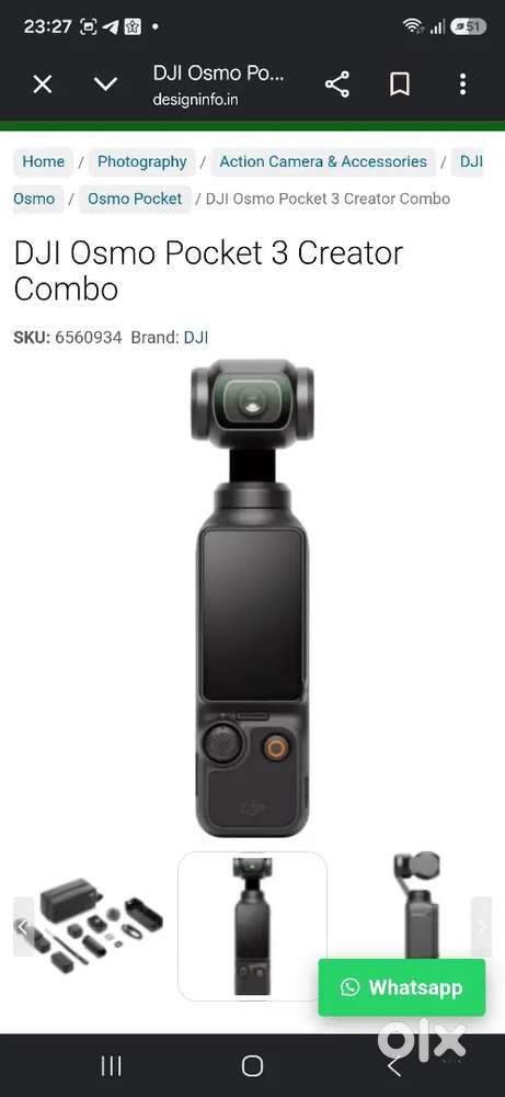 Dji pocket 3 creators combo