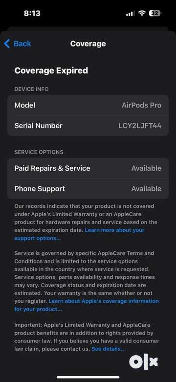 Airpod apple care online coverage