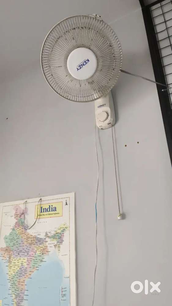Wall electric fan
