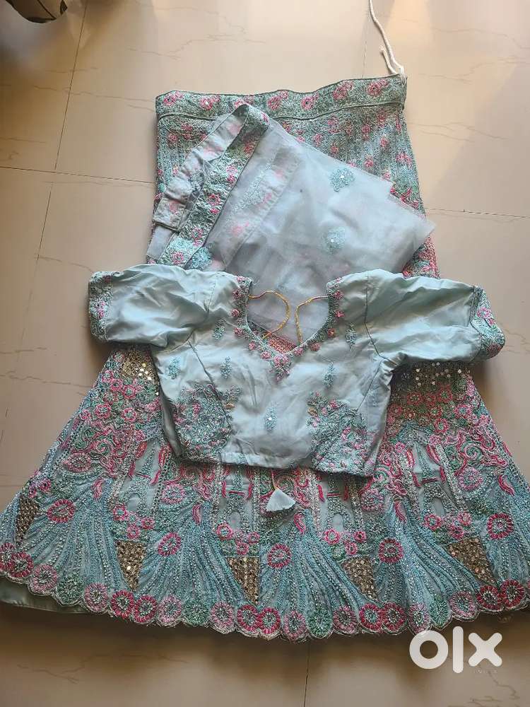 Like New! Designer-Style Party Wear Lehenga (Wore only Hrs