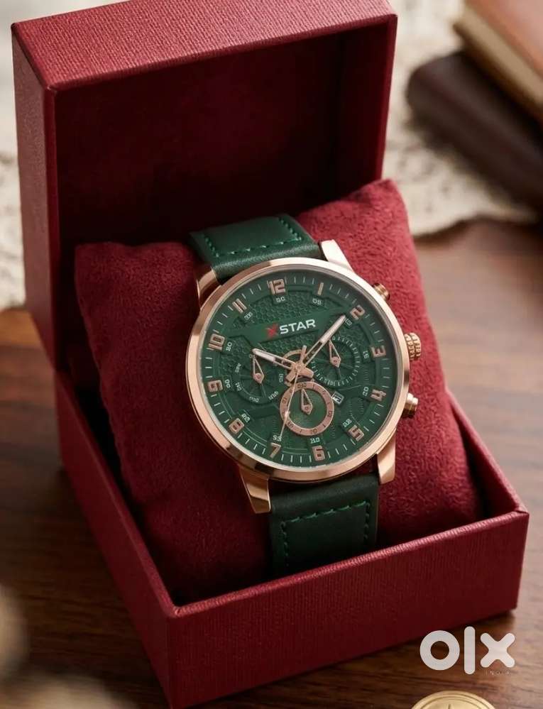 なる様 Stylish XSTAR Green Dial Watch – Like New - Men in Colony Pind