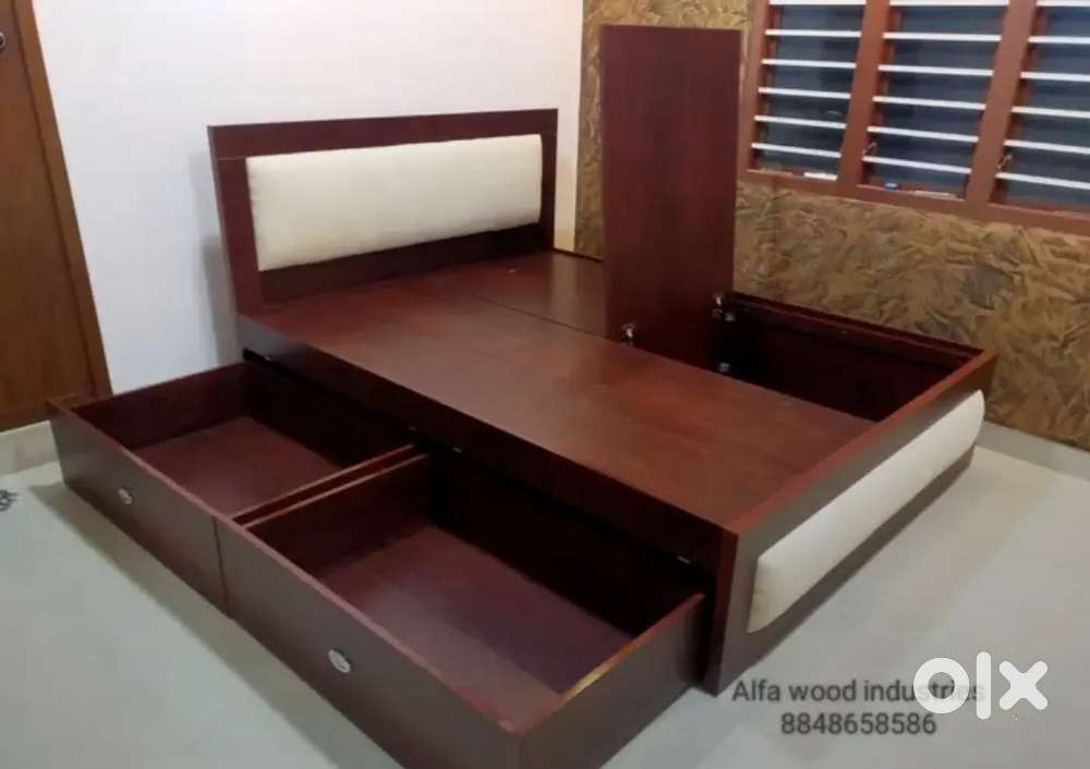Wooden storage cot available factory direct