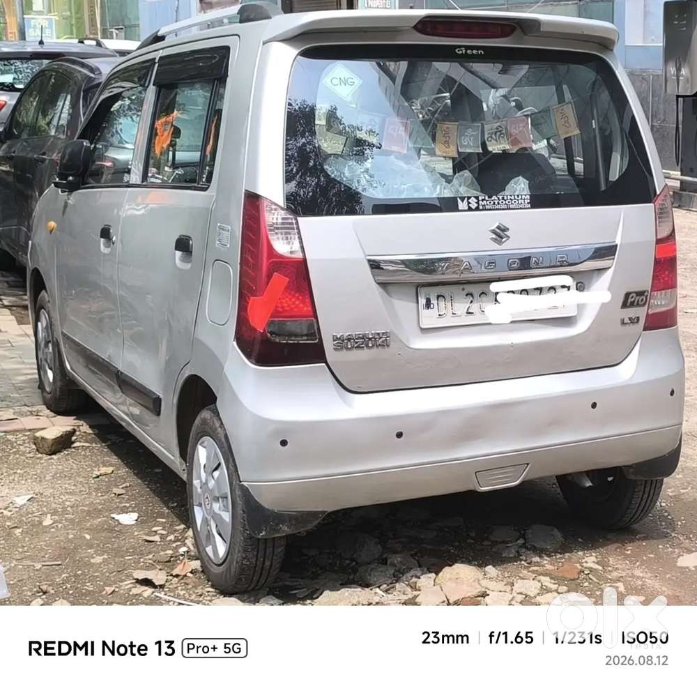 Maruti Suzuki Wagonr 2016. (green) Company Cng Manual. Pro Plus,