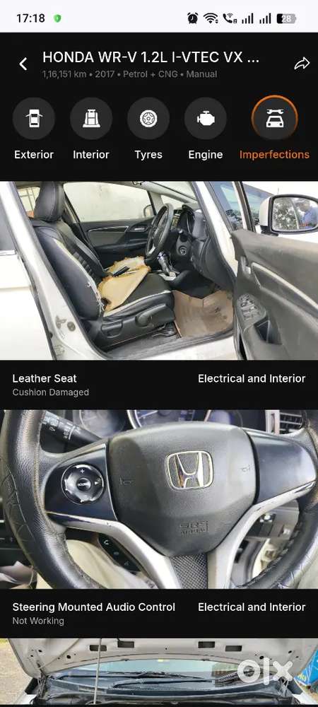 Honda Wr-v 2017 Petrol