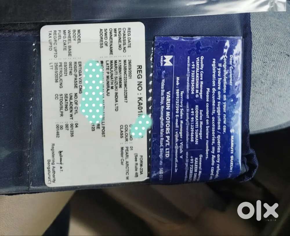 Maruthi Suzuki Ertiga Cng For Sale