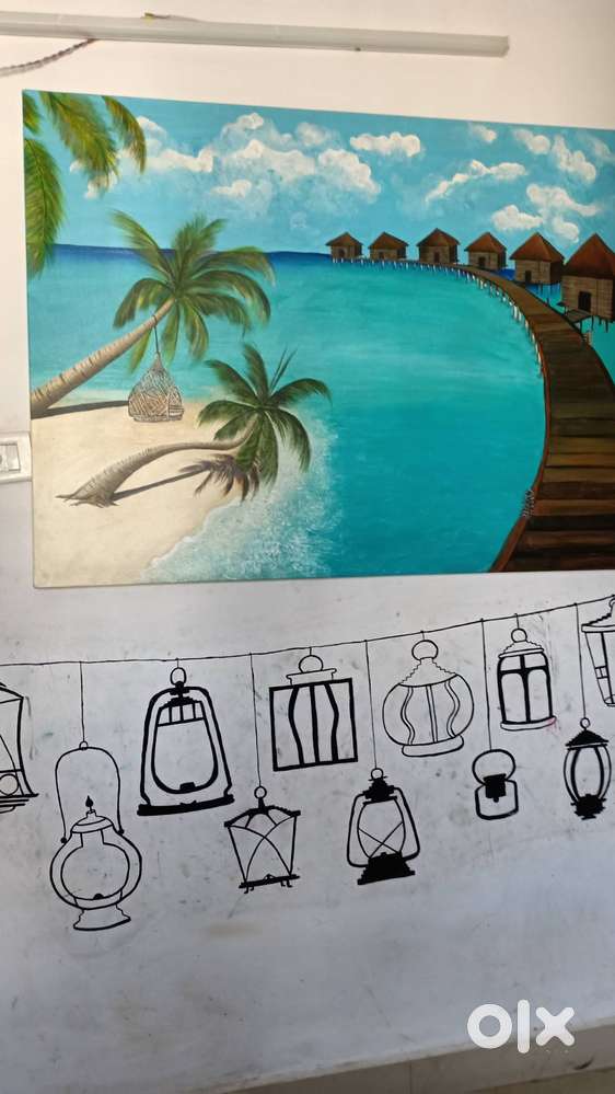 Acrylic painting for sale Home Decor & Garden 1754318849