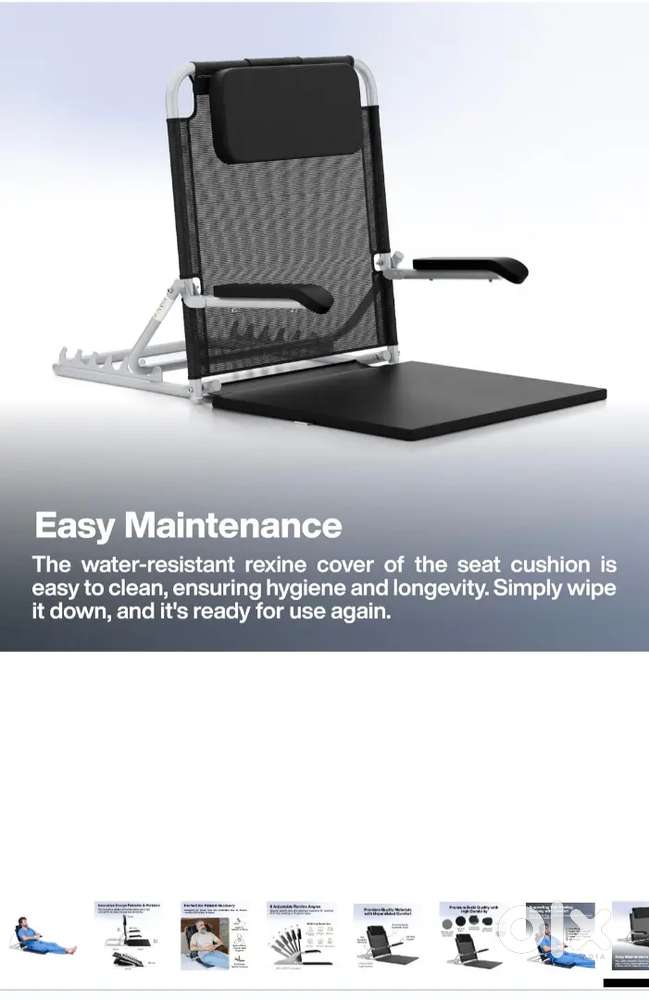 Foldable and portable back rest
