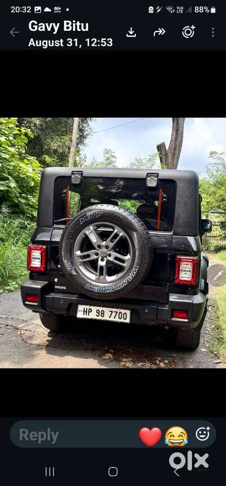 Mahindra Thar Lx D At 4wd Ht, 2021, Diesel
