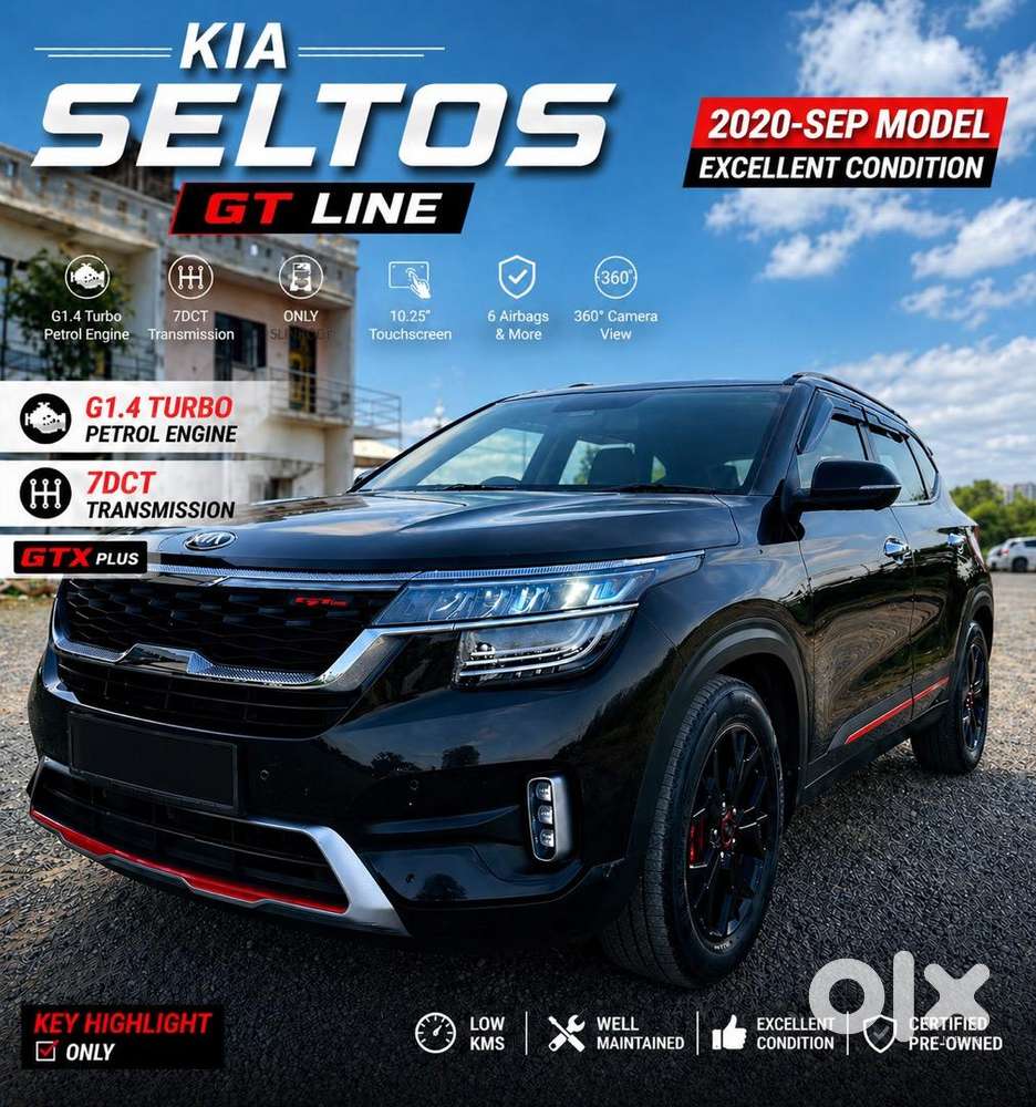 Kia Seltos Gtx Plus 1.4 Turbo 7dct (gt Line) Showroom Conditions