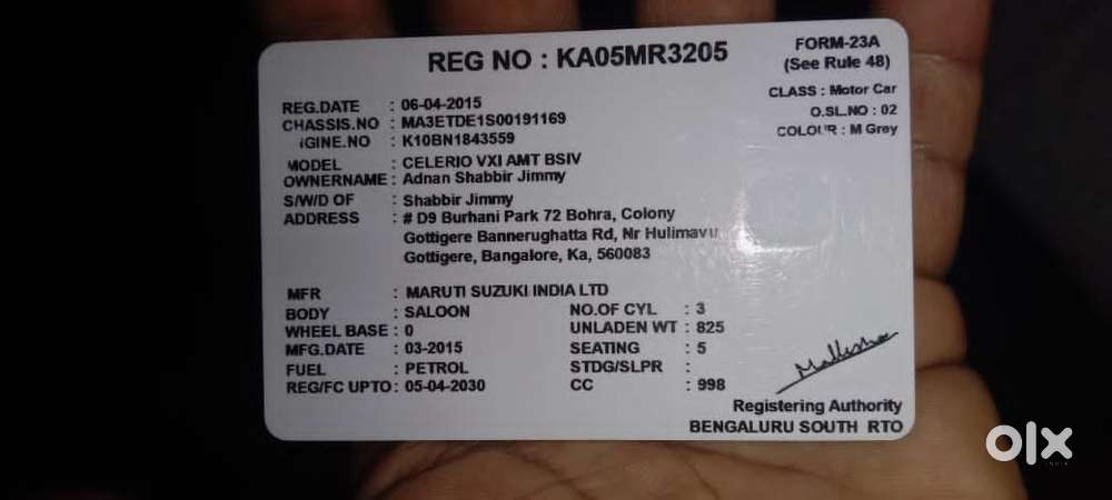 Maruti Suzuki Celerio X Amt Vxi, 2015, Petrol