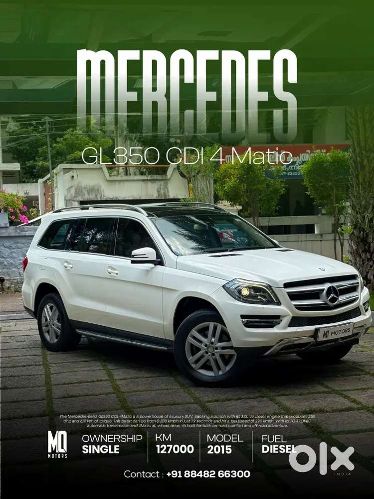 1st Owner 2015 Mercedes Gl350 3.0 Diesel
