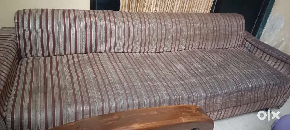Solid Wooden Frame 3-Seater Sofa – Kalyan East