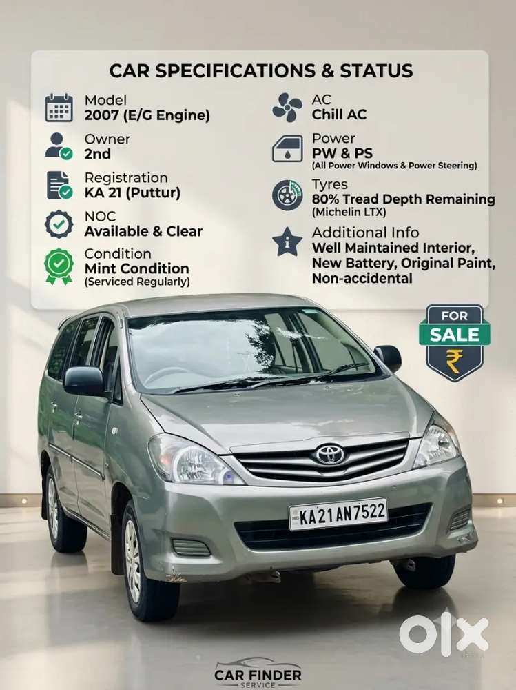 Toyota Innova Diesel 2007 Manual - 200k Km