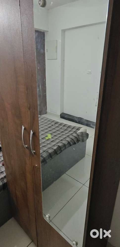 2 Doors Cupboard with Mirror