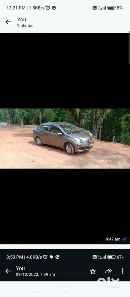 Honda Amaze 2nd Gen 2013 Brand New Tyre +tv+reverse Camera