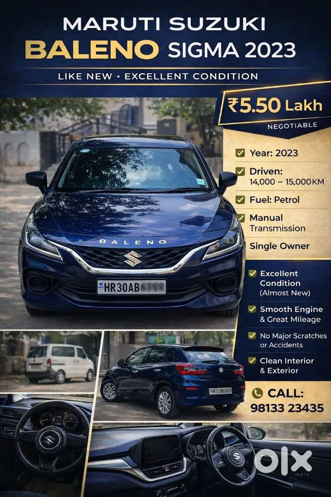Maruti Suzuki Baleno 2023 Petrol Good Condition