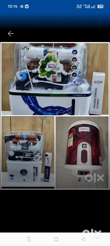 Aqua fresh RO water purifier geyser chimney sales and service Repair