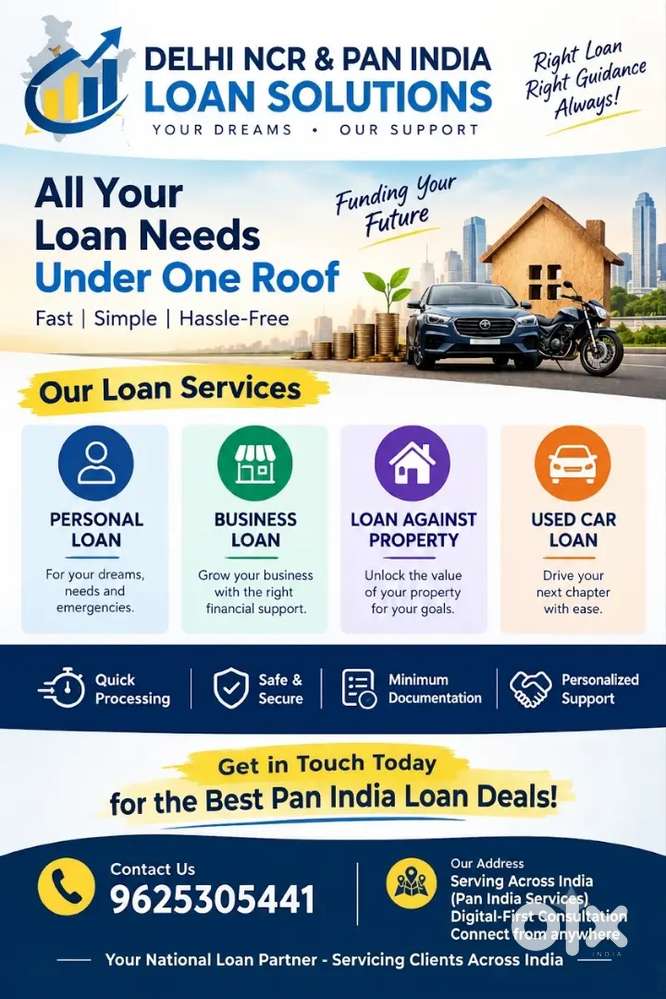 Delhi NCR Instant Personal & Business Loan | 0% Commission