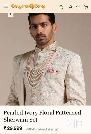 Manyavar Sherwani for Rent sale Men 1787085724