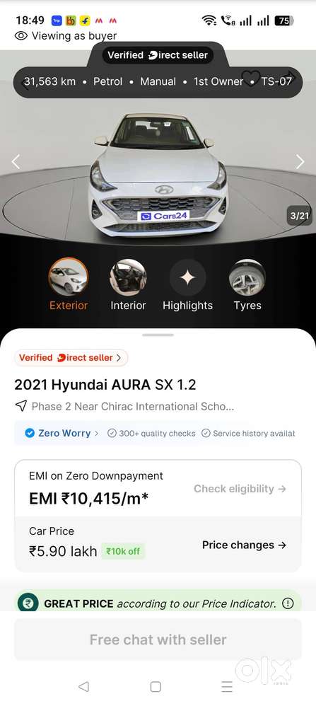 Second Highest Model Sx