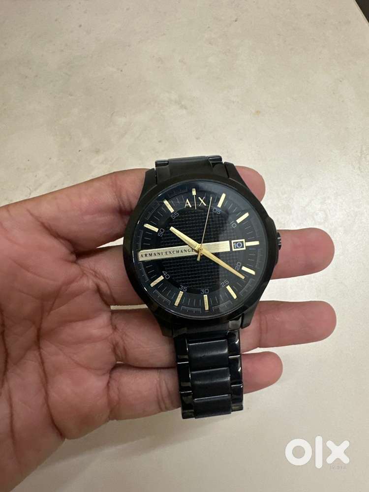 Armani exchange watch gold and black(nego)