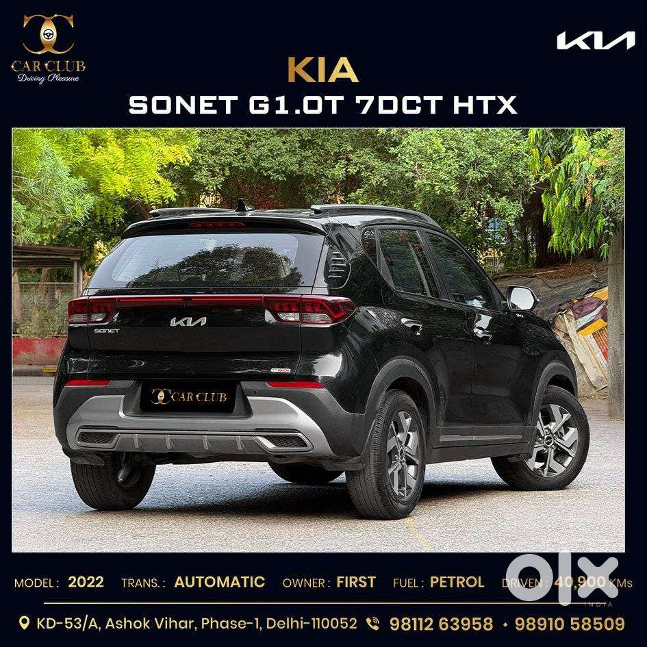 Kia Sonet 1.0 Htx Dct Anniversary Edition, 2022, Petrol