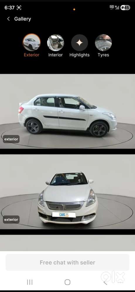 Maruti Dzire Petrol 2015