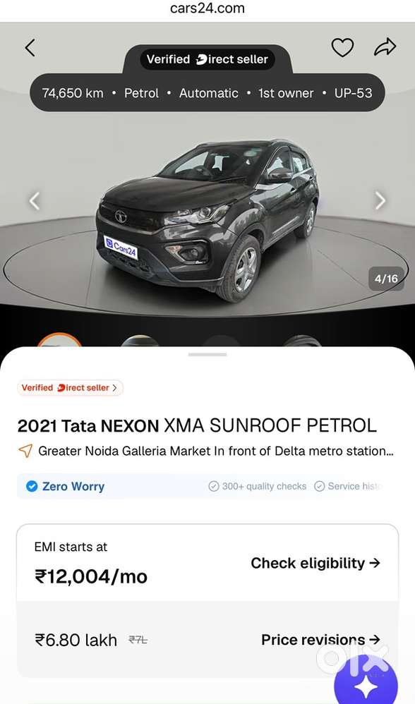 Tata Nexon Petrol 2021