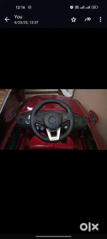 Electric sitting car with remote and good condition - Photo 2