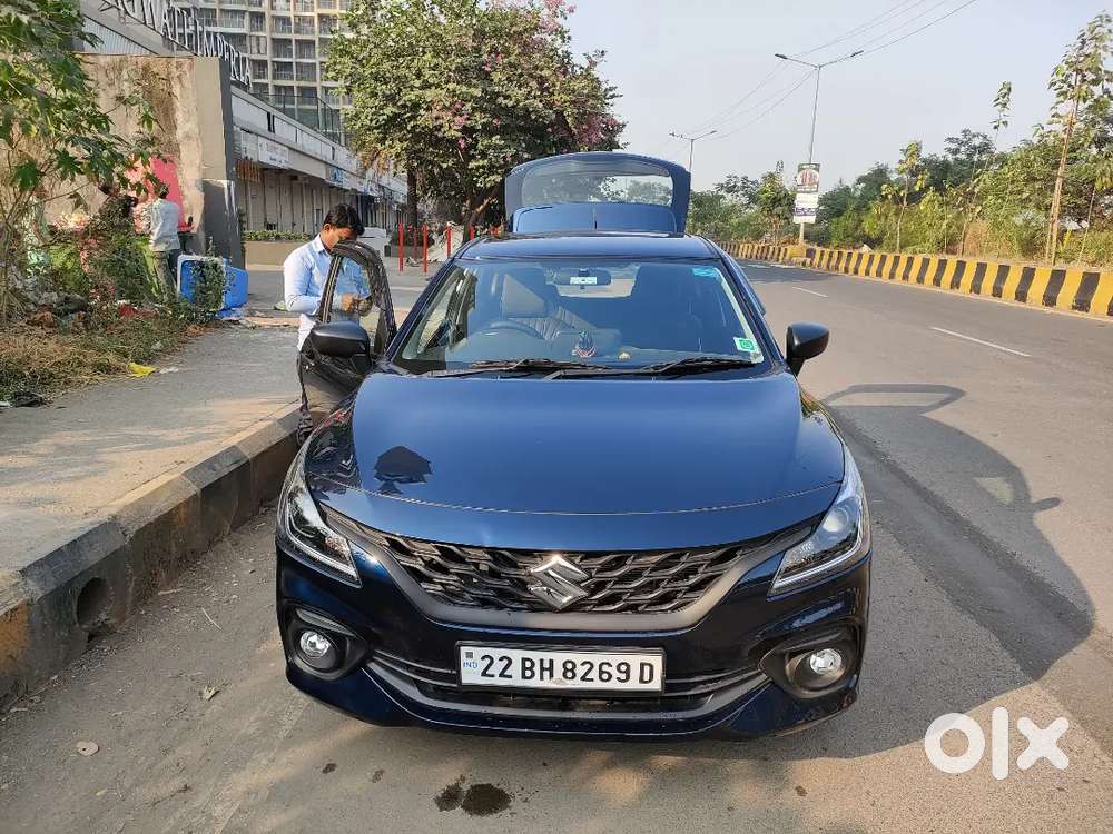 2022 Maruti Suzuki Baleno Sigma  Bh Registered  Single Owner  Blue
