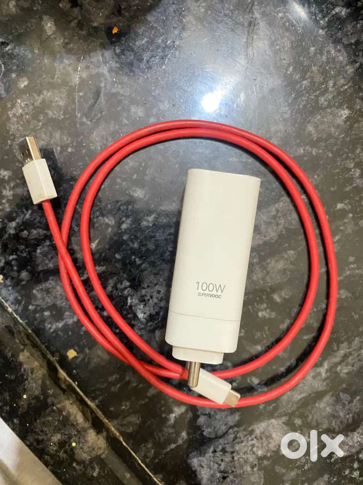 Oneplus original 100W supervooc adopter and cable