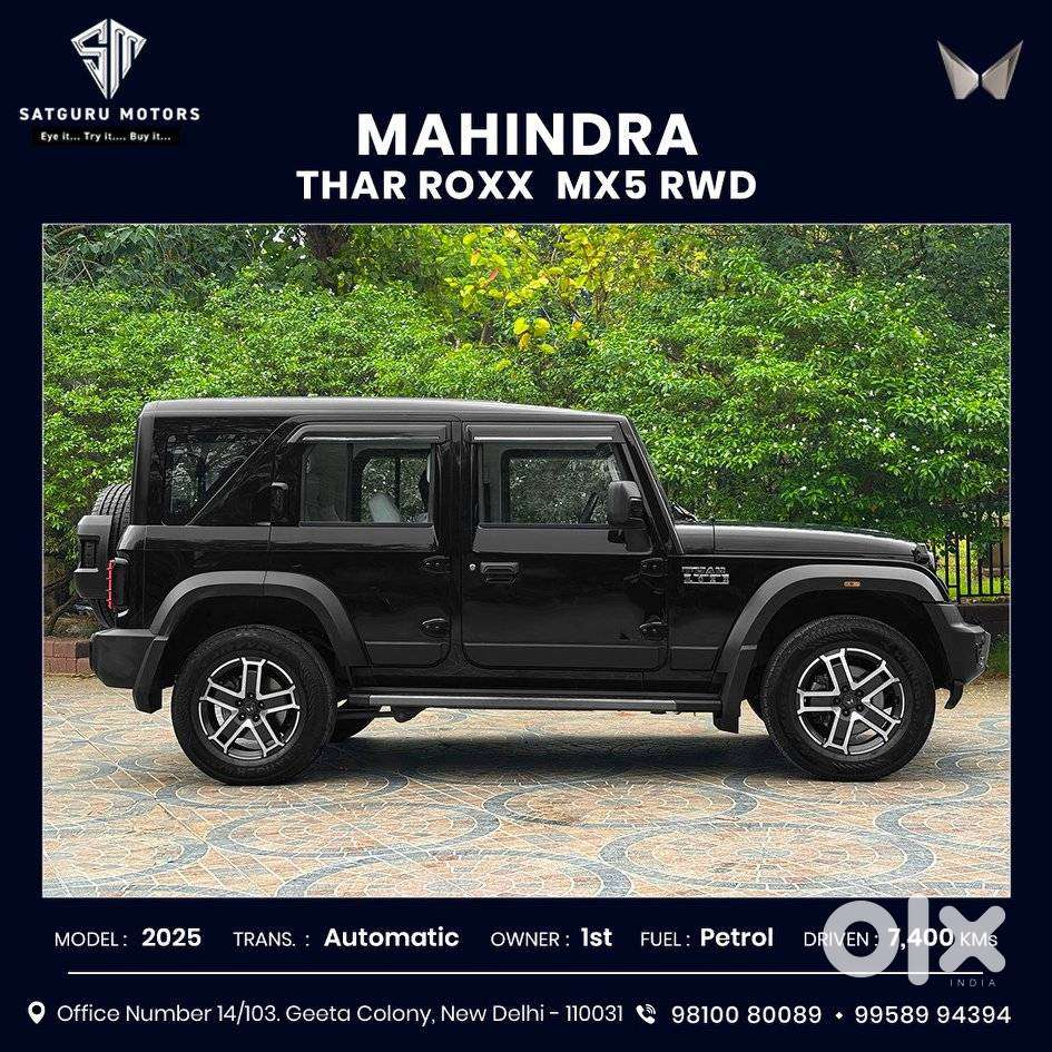 Mahindra Thar Roxx Mx5 Petrol At 2wd, 2025, Petrol