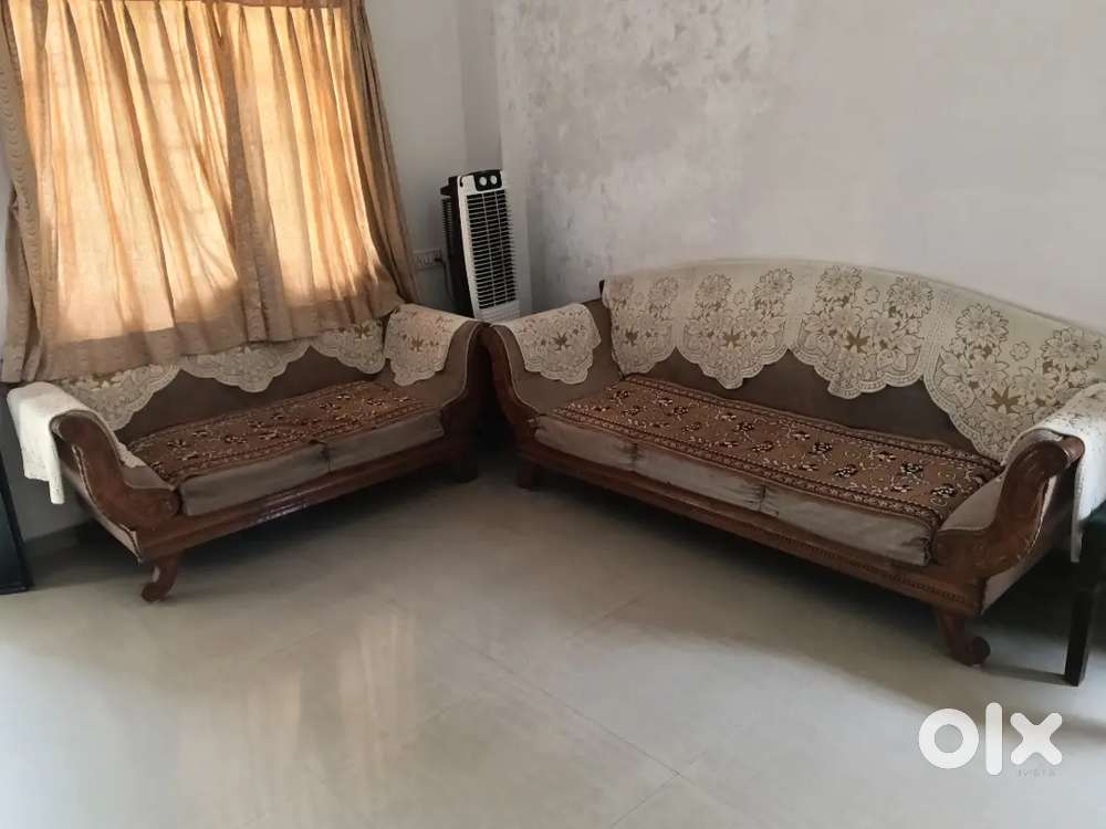 King size sofa 3+2 original sag wood